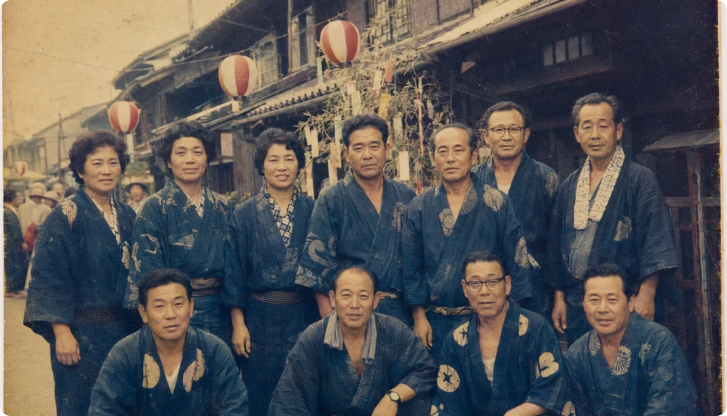 昔の半纏を復刻・再現する