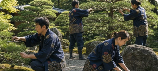 庭師の半纏